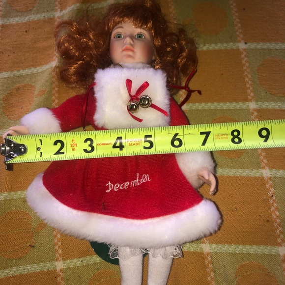 Brinn's Collectable Porcelain Doll December Birthstone Collection - Picture 10 of 10